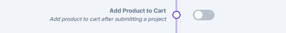 The option to send customers straight to the cart, under Designer Settings