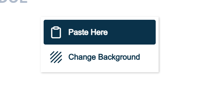The right-click menu used to copy an item in the editor