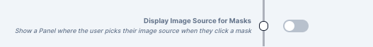 The image source setting for masks in the PitchPrint admin settings page
