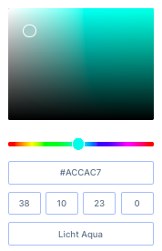 The RGB and CMYK value fields shown when creating a color in PitchPrint