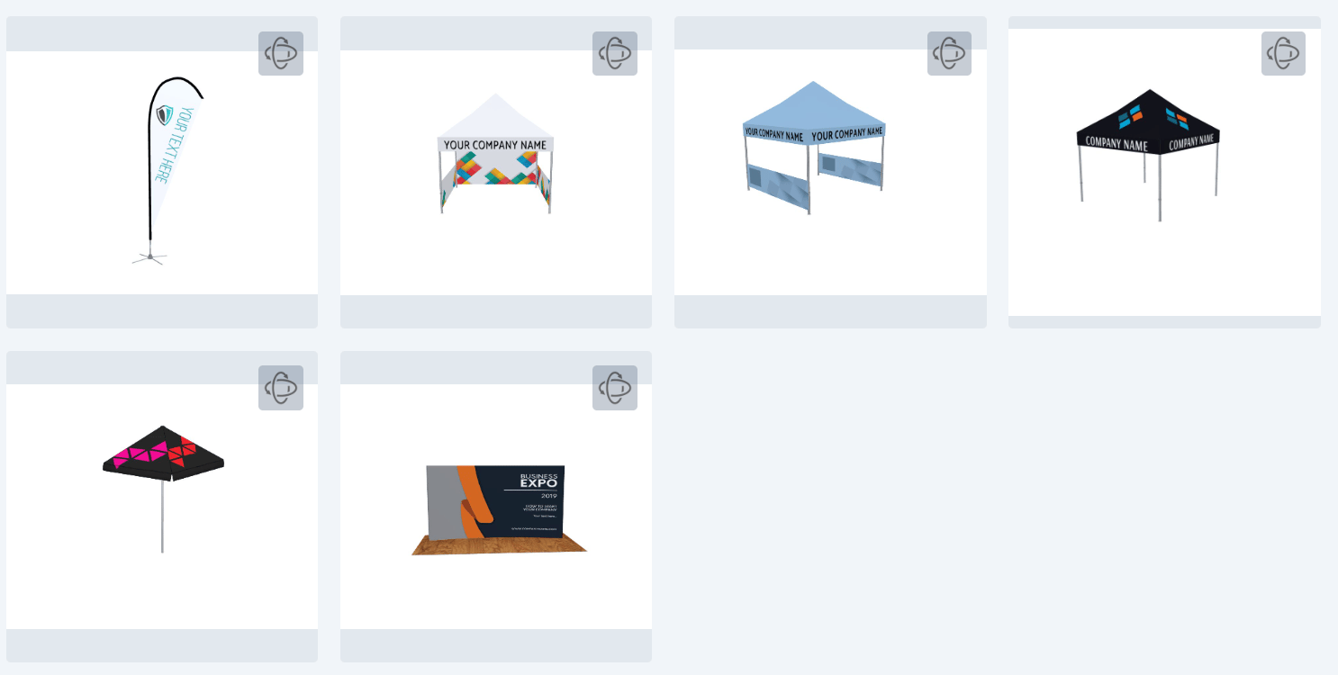More 3D models shown in the 3D model studio browser