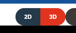 The 2D and 3D toggle buttons in the editor preview area