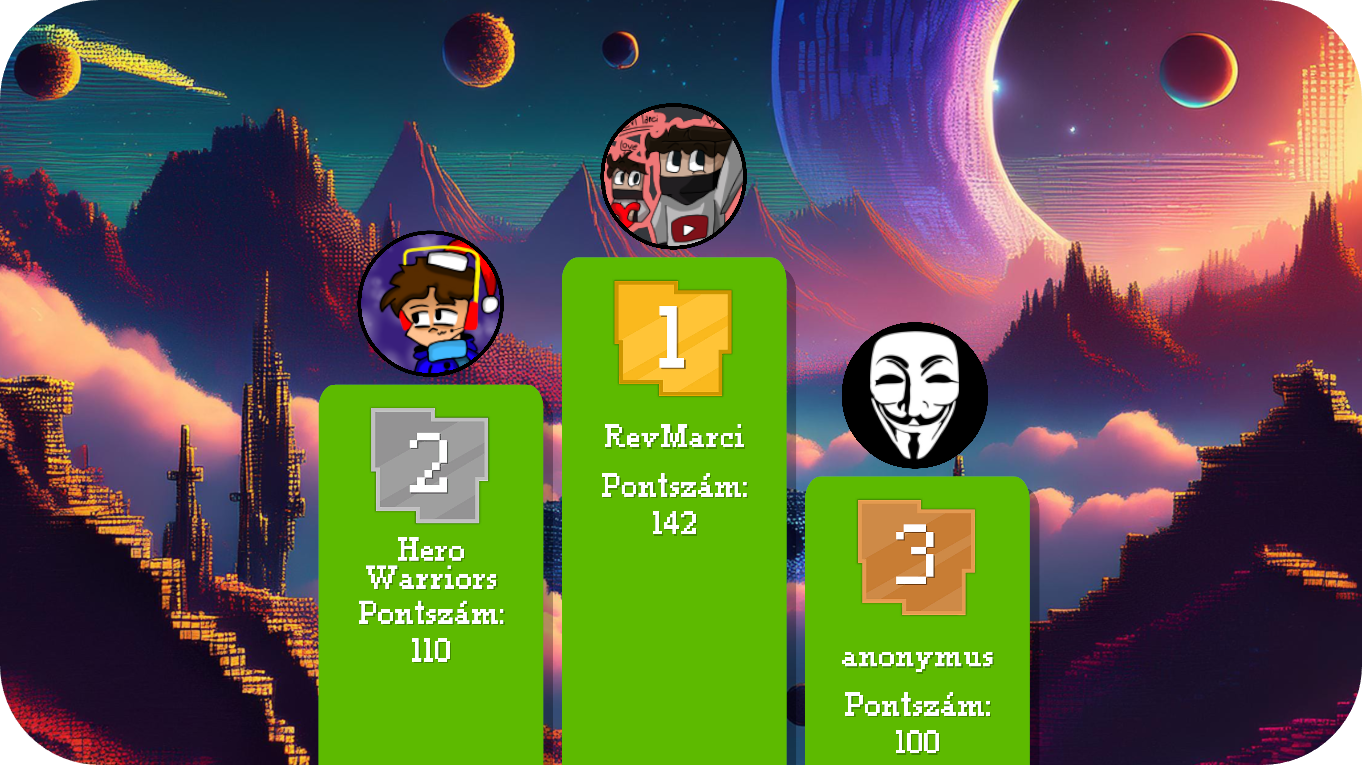 Játék vége képernyő