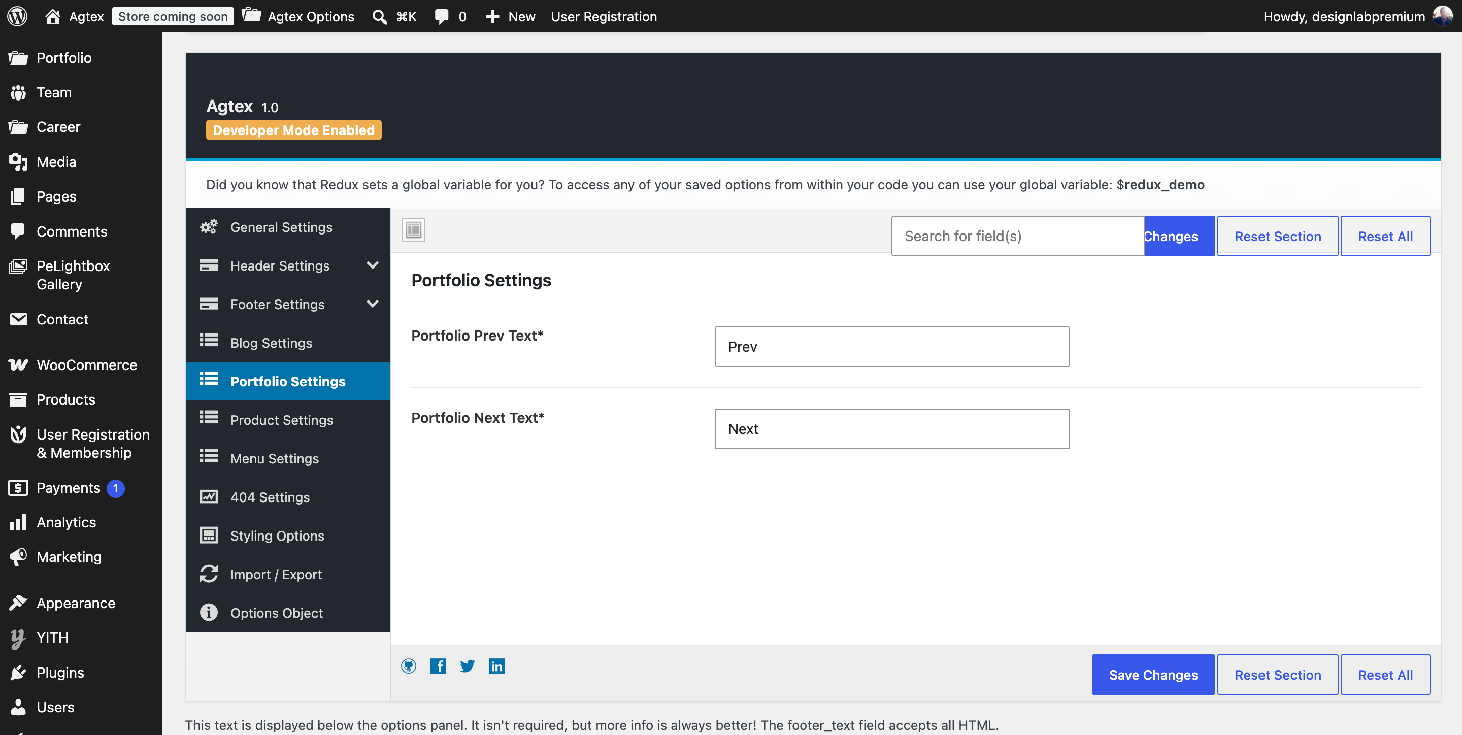 Portfolio Option