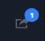 The Share Queue button showing the number of queued assets