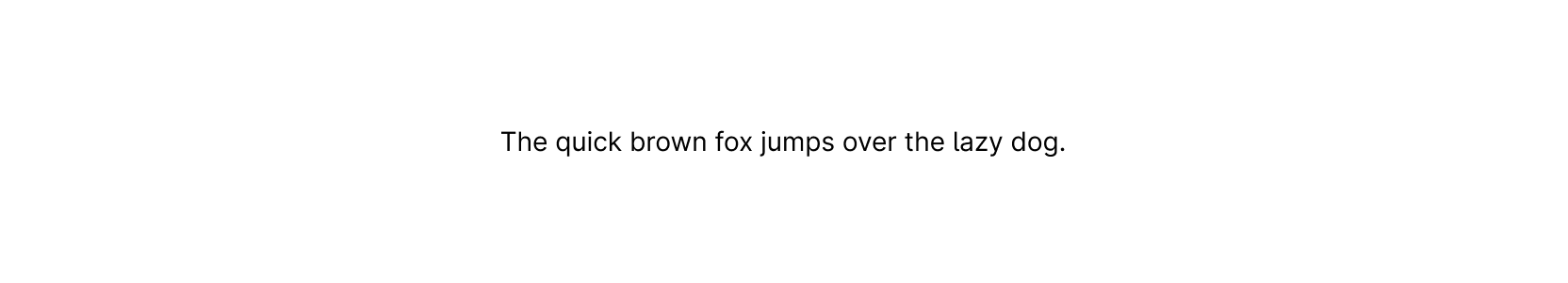 Example plain text