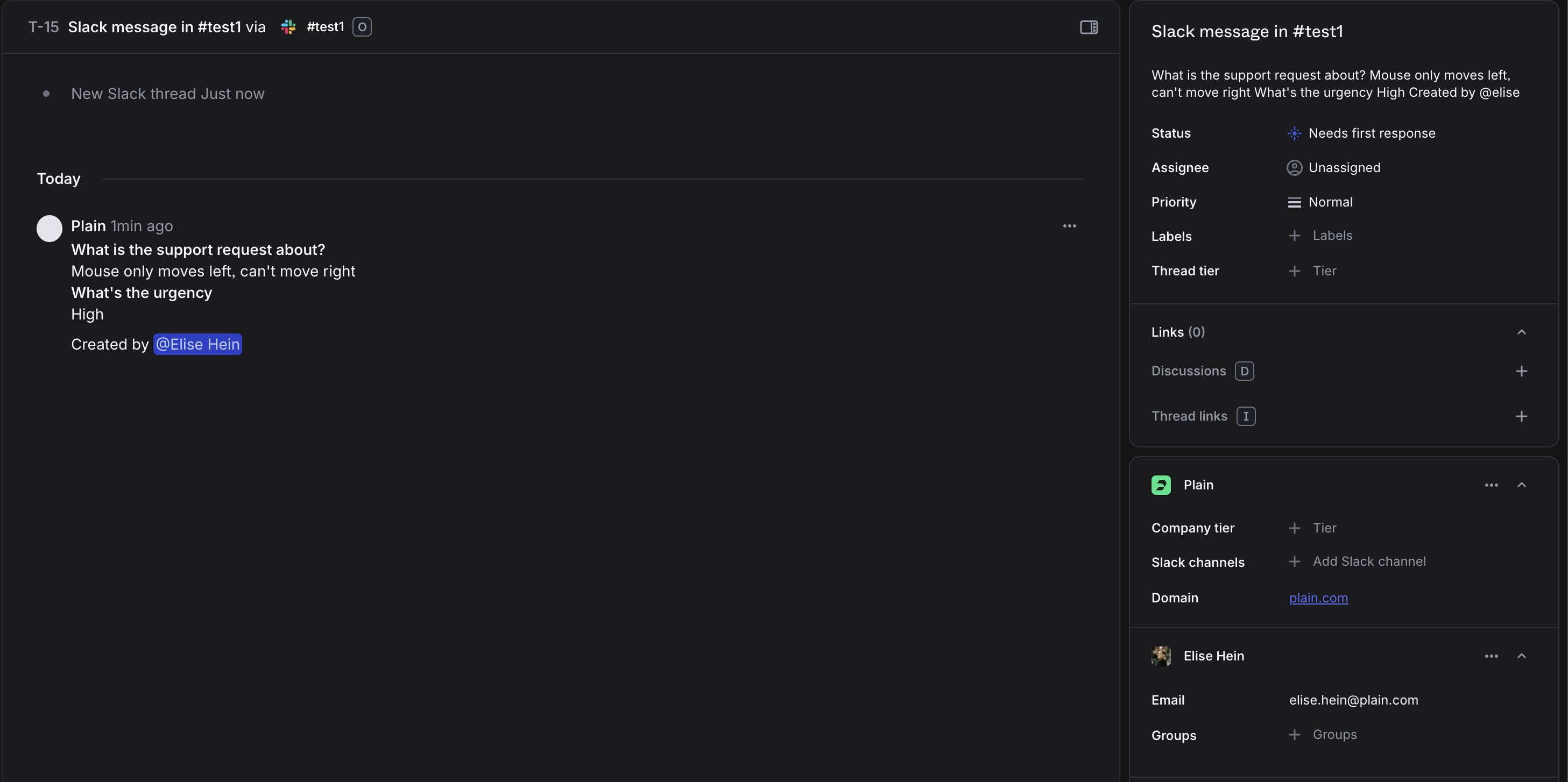 Slack workflow forms, step 3