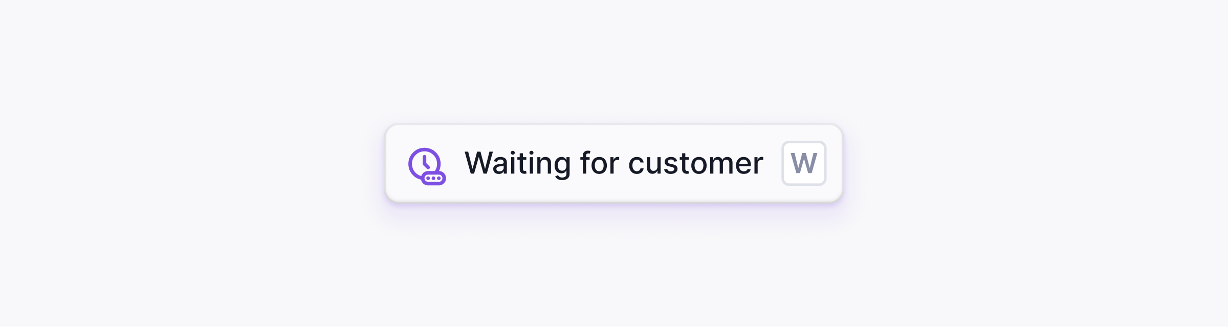 Waiting for customer in Plain