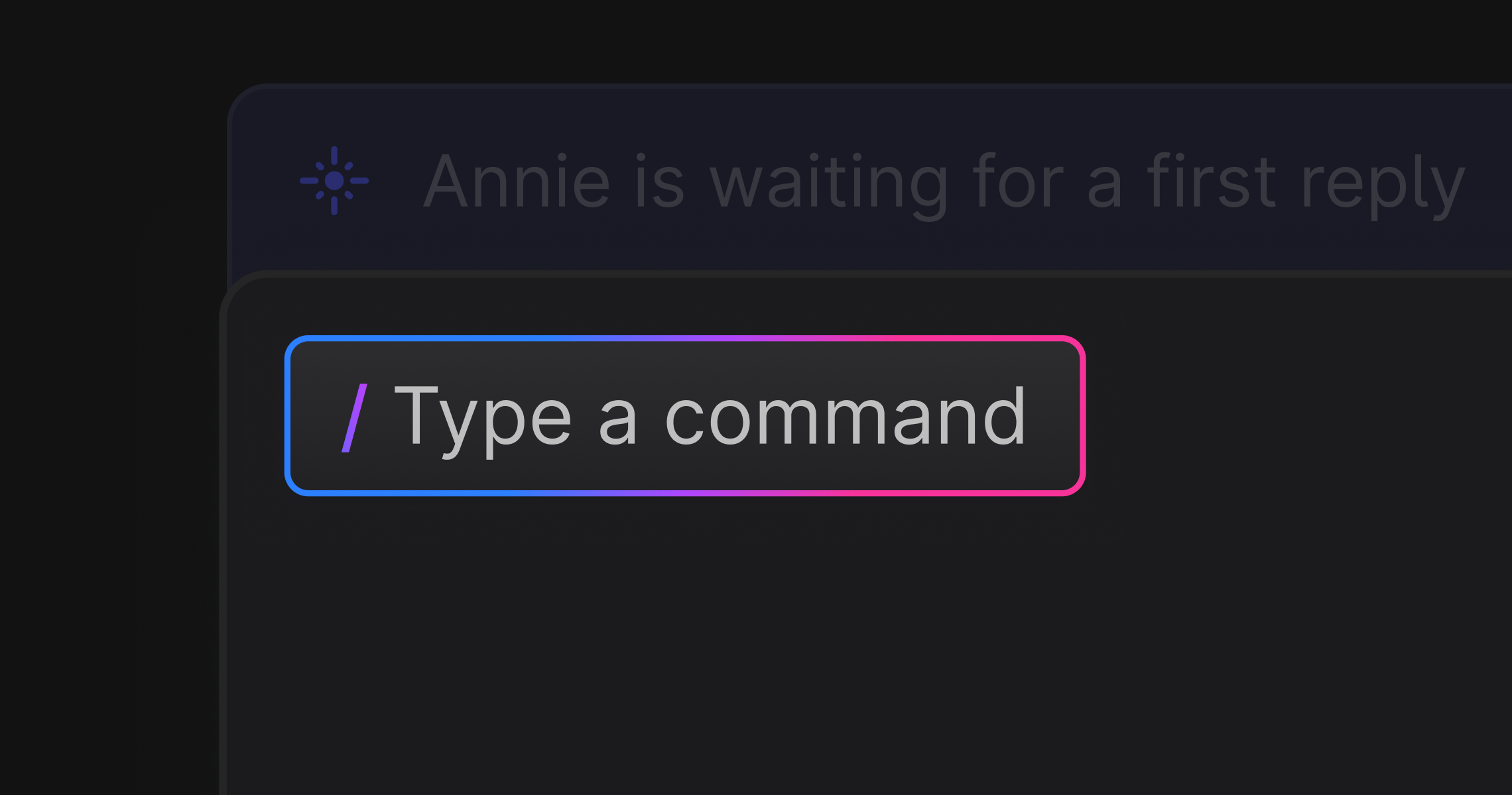 AI slash commands in Plain