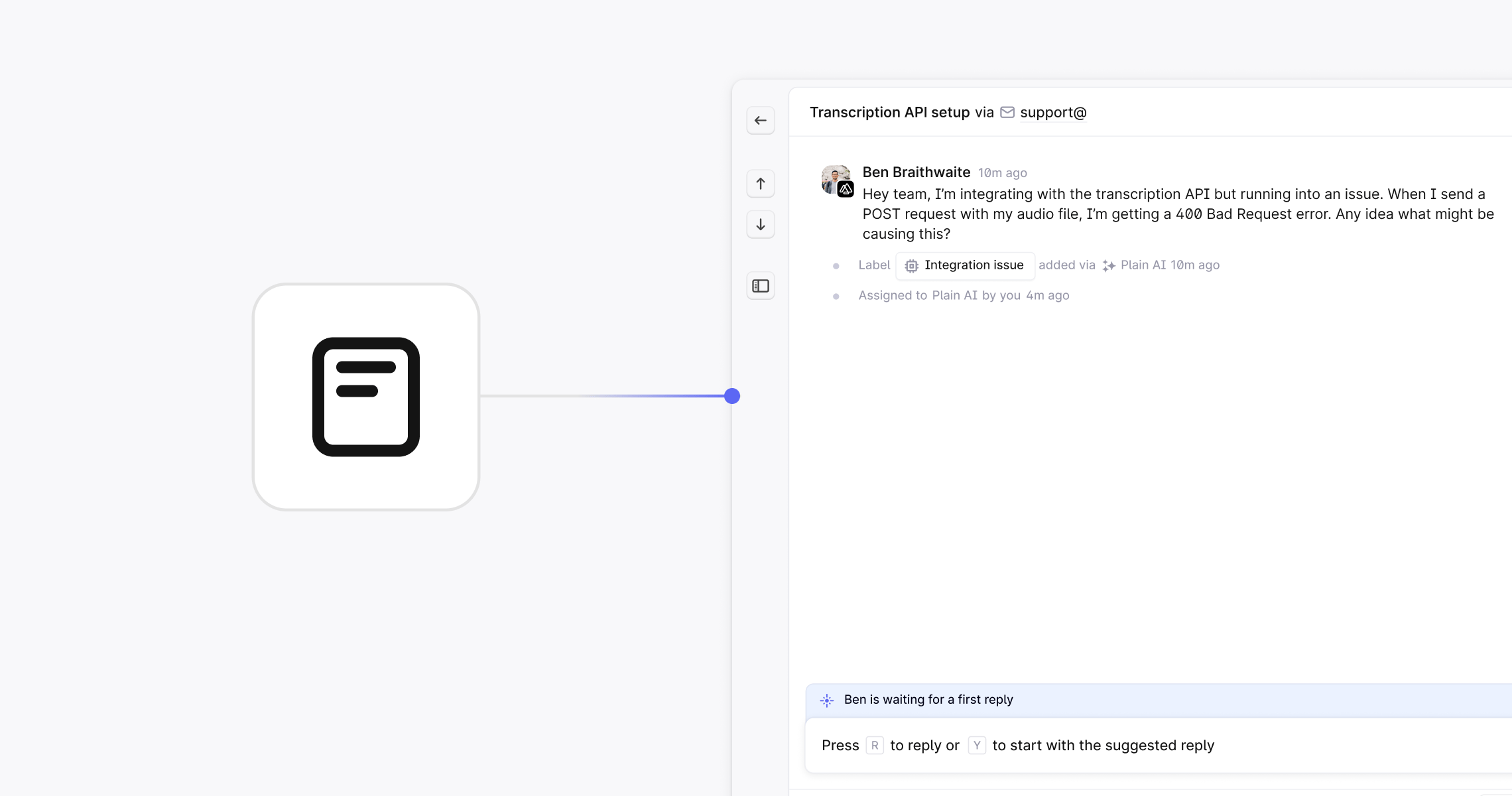 Contact forms in Plain