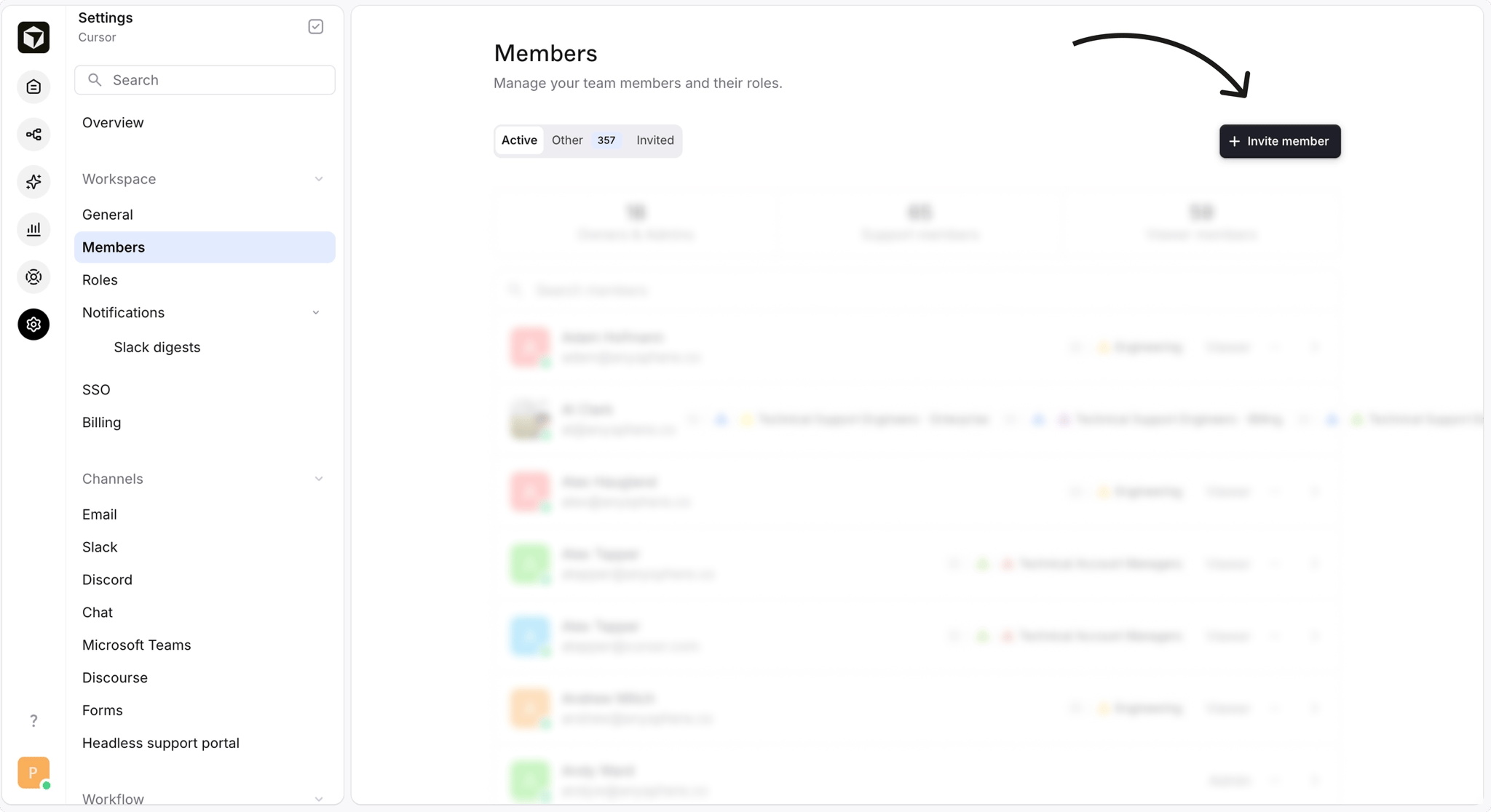 Adding Parahelp as a team member, step 2