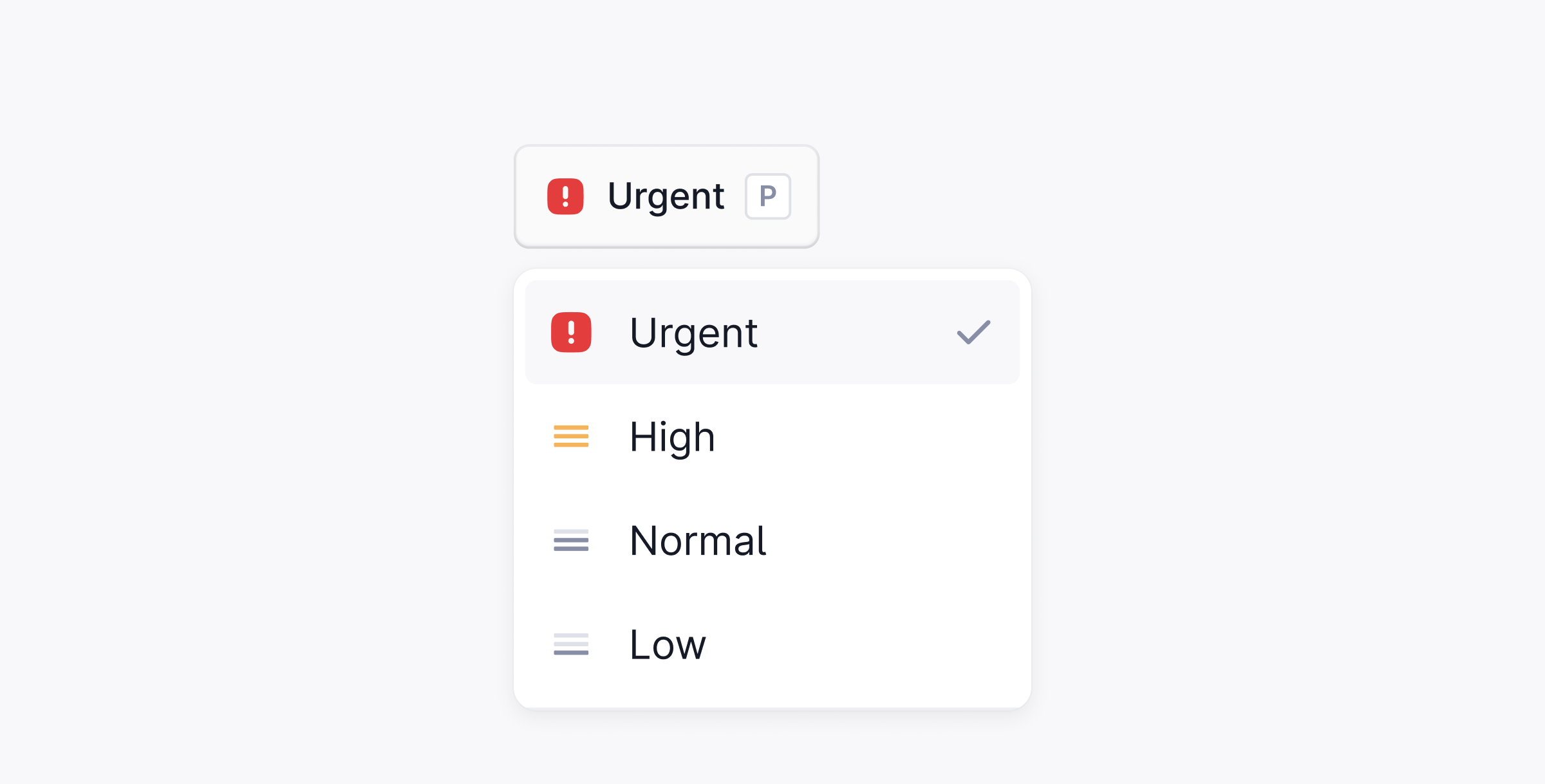Priorities in Plain
