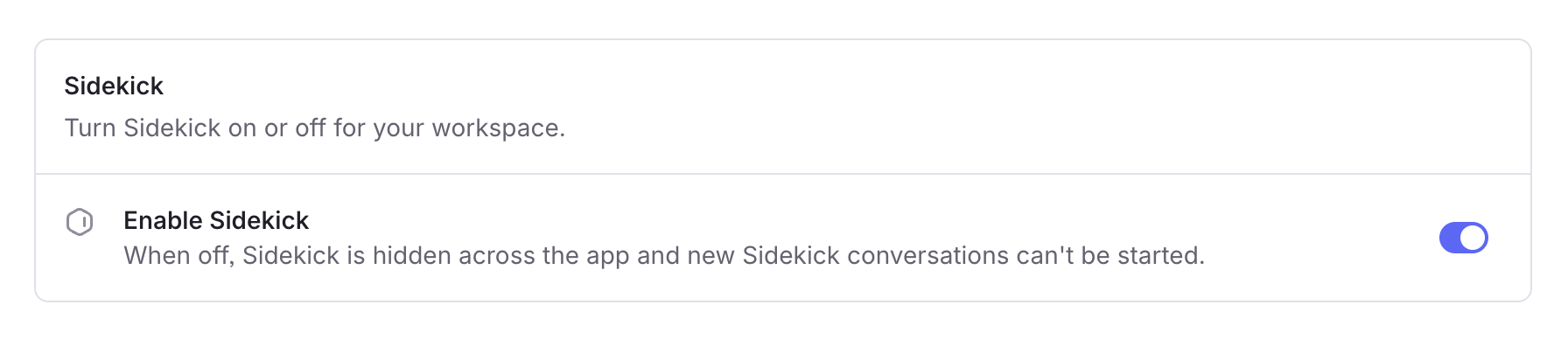 How to enable Sidekick in Plain