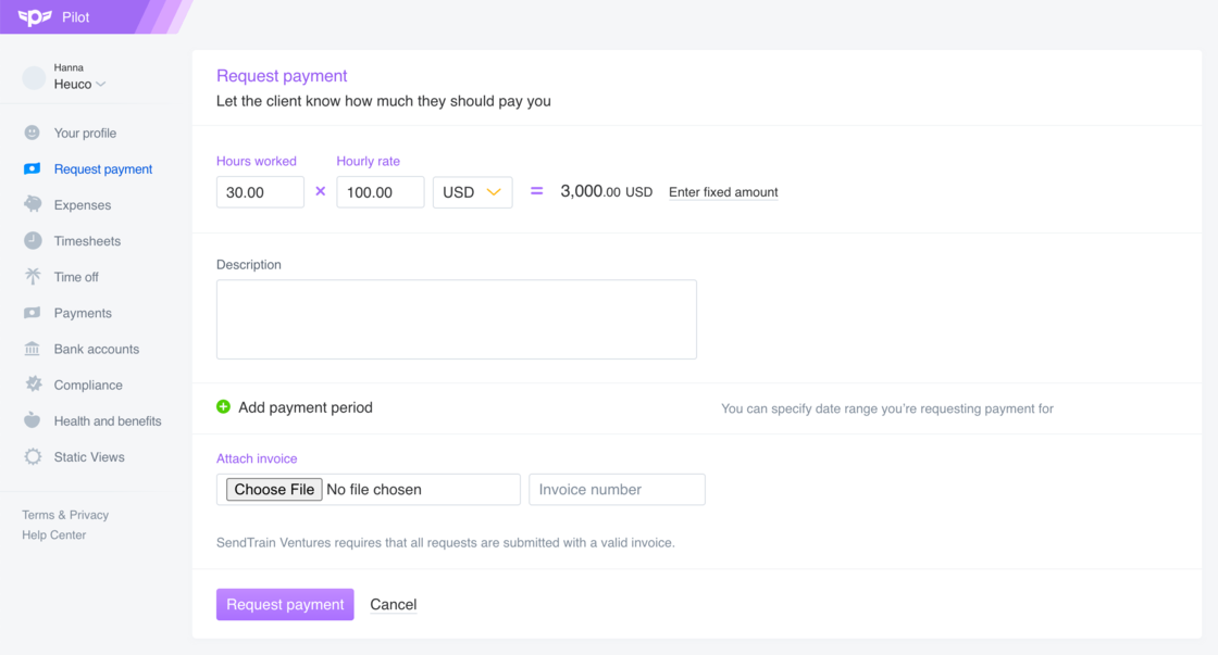 Payment request improvements