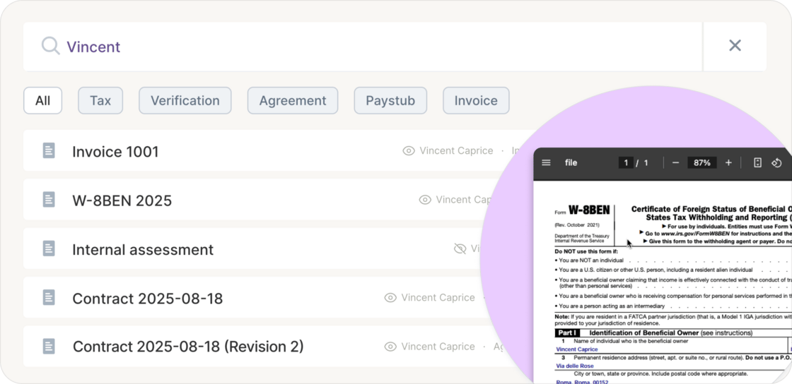 Clean, unified document management