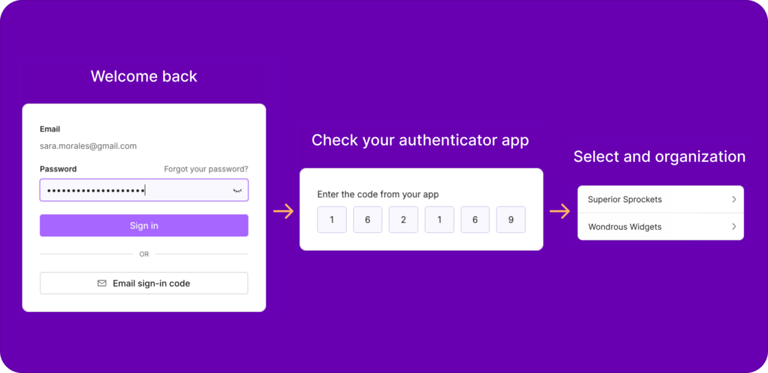 Enhanced sign-in flow with advanced security monitoring