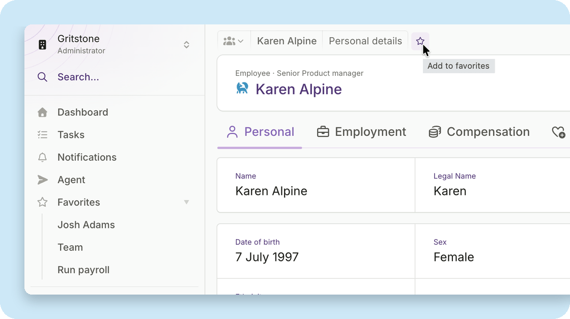 Personalize Plane's sidebar