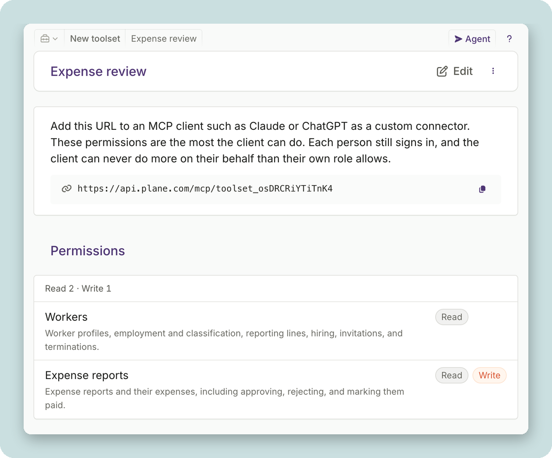 Ask your AI app to make changes, with limits you set