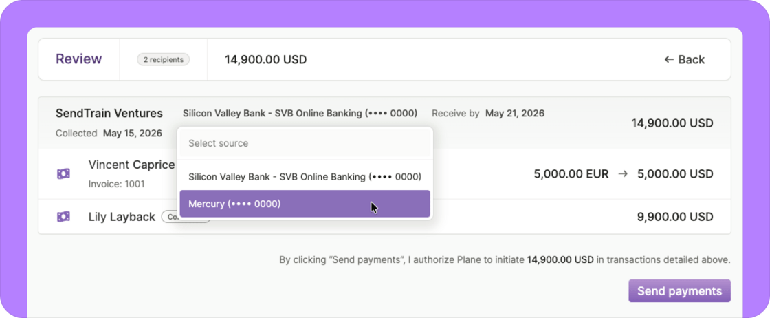 More flexibility in how you pay contractors and view balances