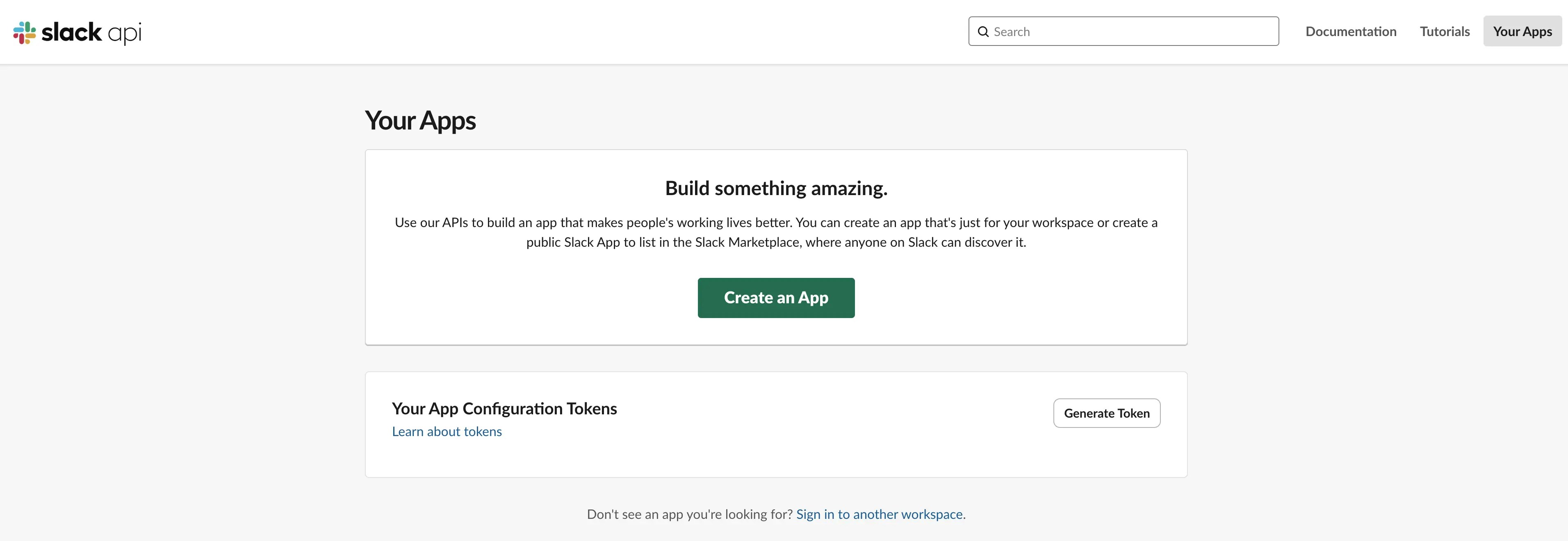 Create Slack App