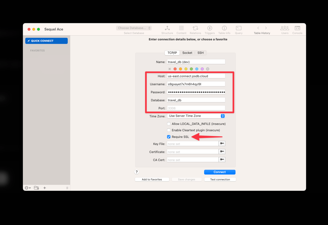 Connect a MySQL GUI to PlanetScale - PlanetScale