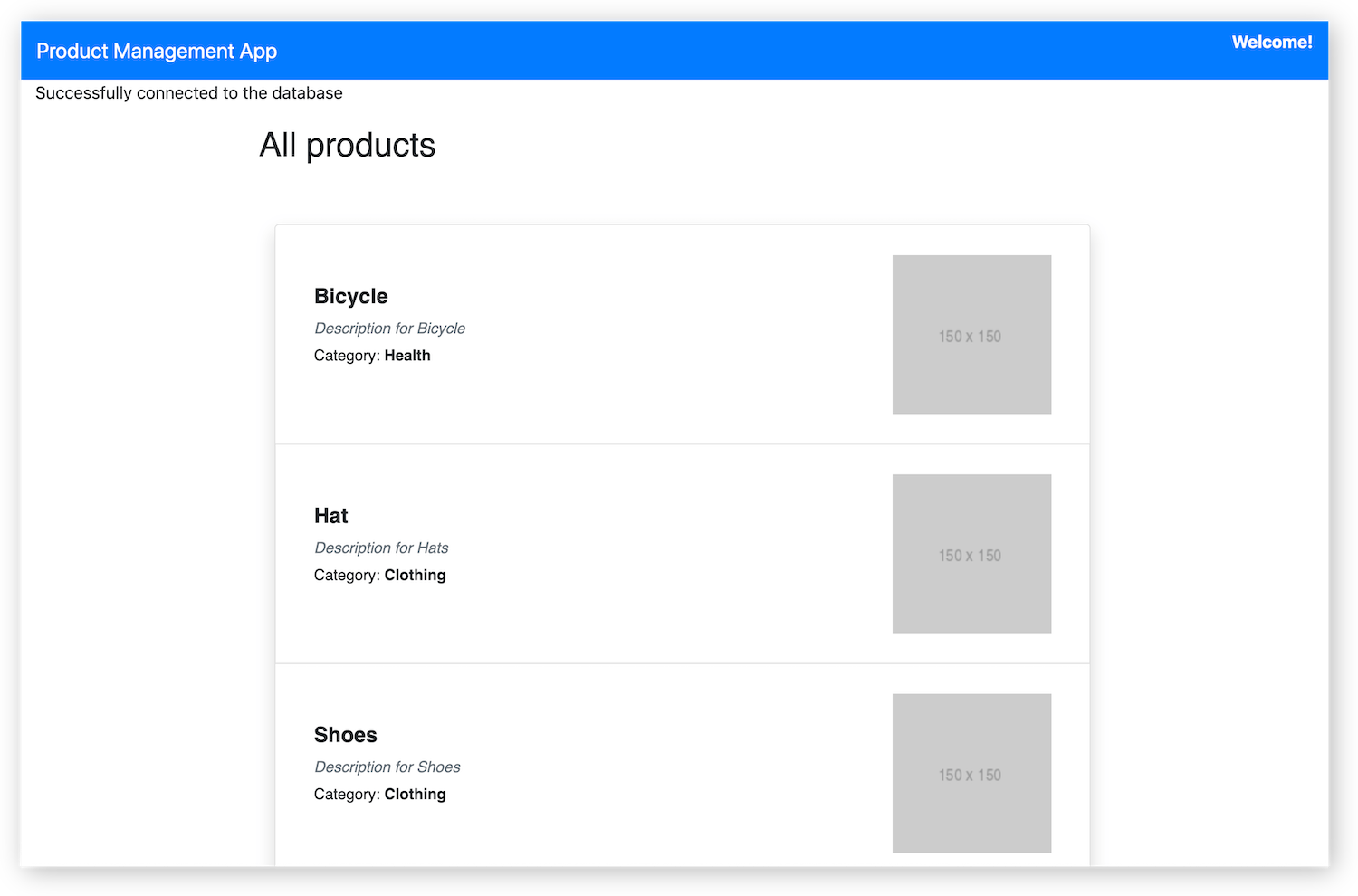 PHP sample application homepage priority
