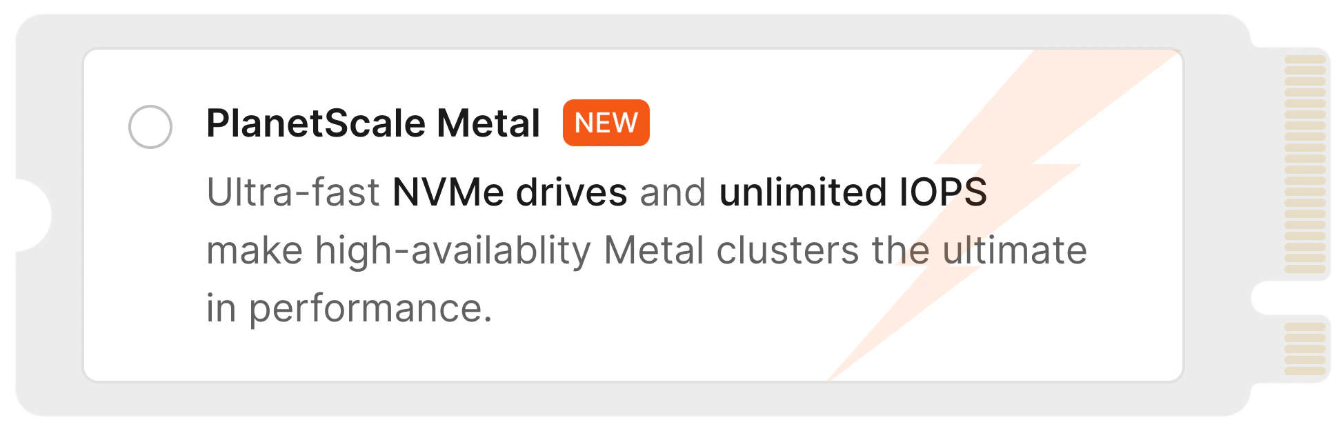 Metal SSD