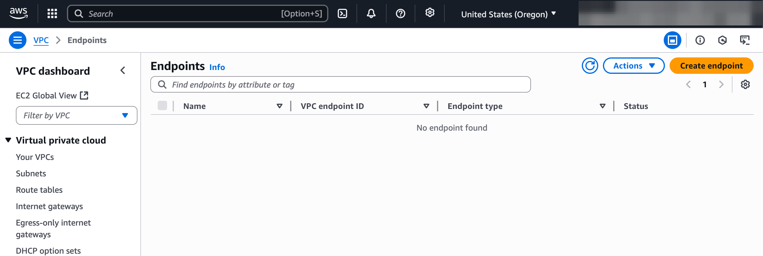 Create a new endpoint