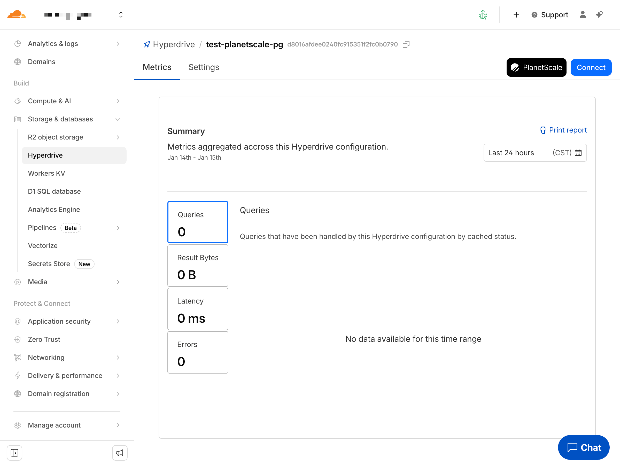 PlanetScale Cloudflare integration wizard - step 8