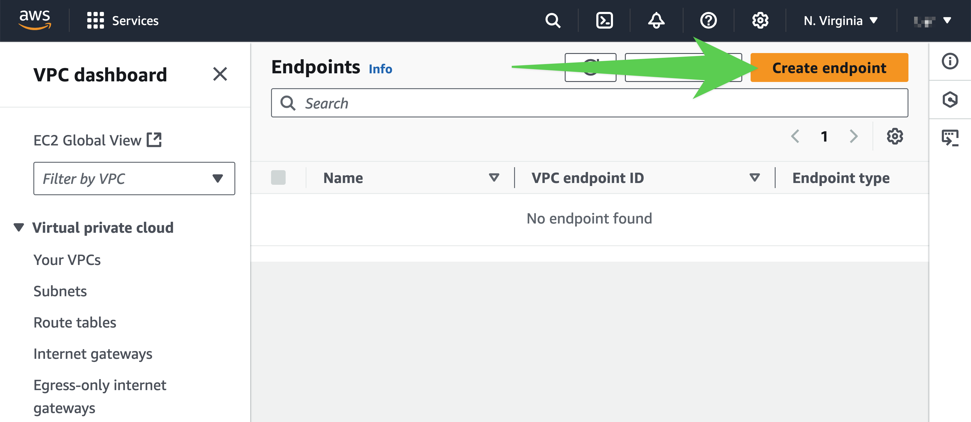 Create a new endpoint