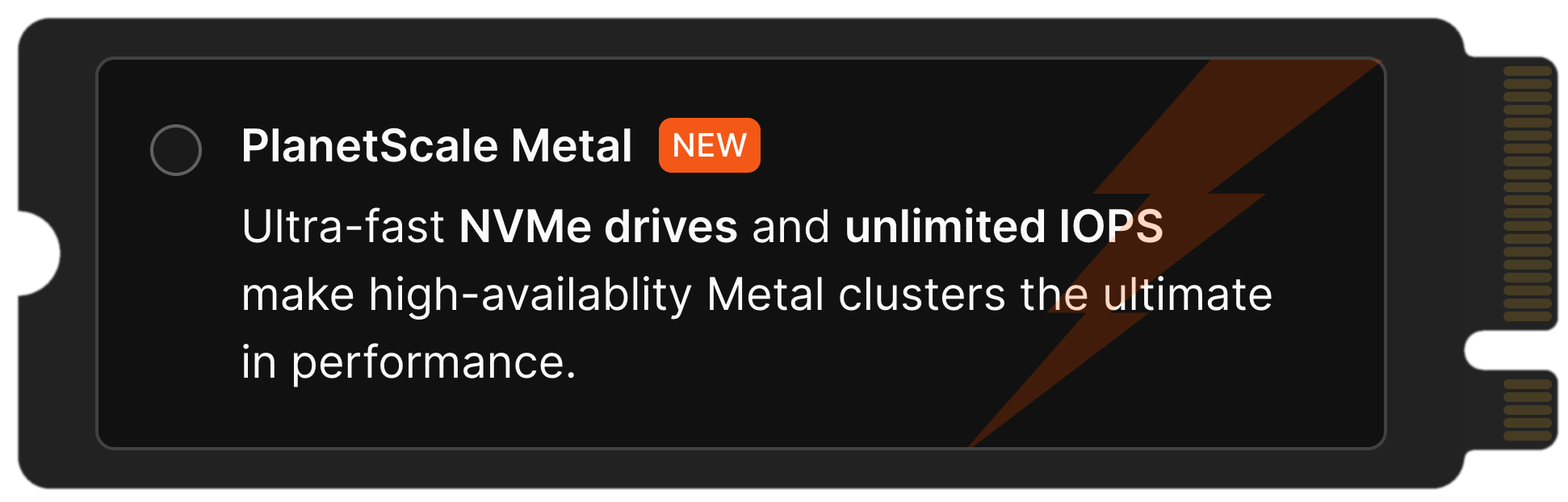 Metal SSD