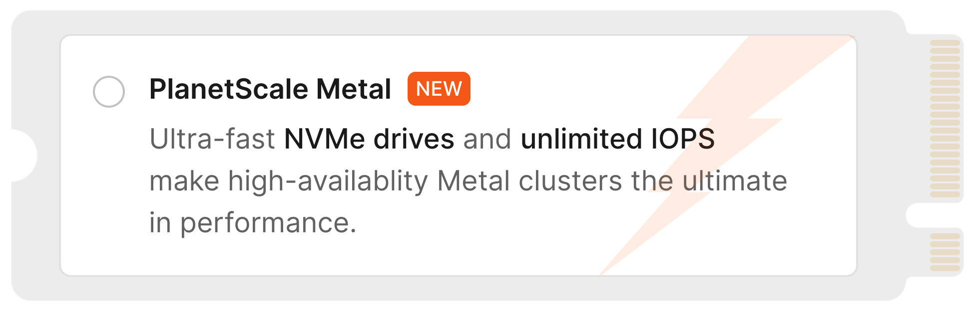 Metal SSD