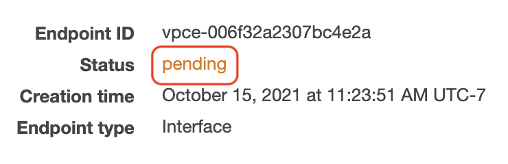 pending