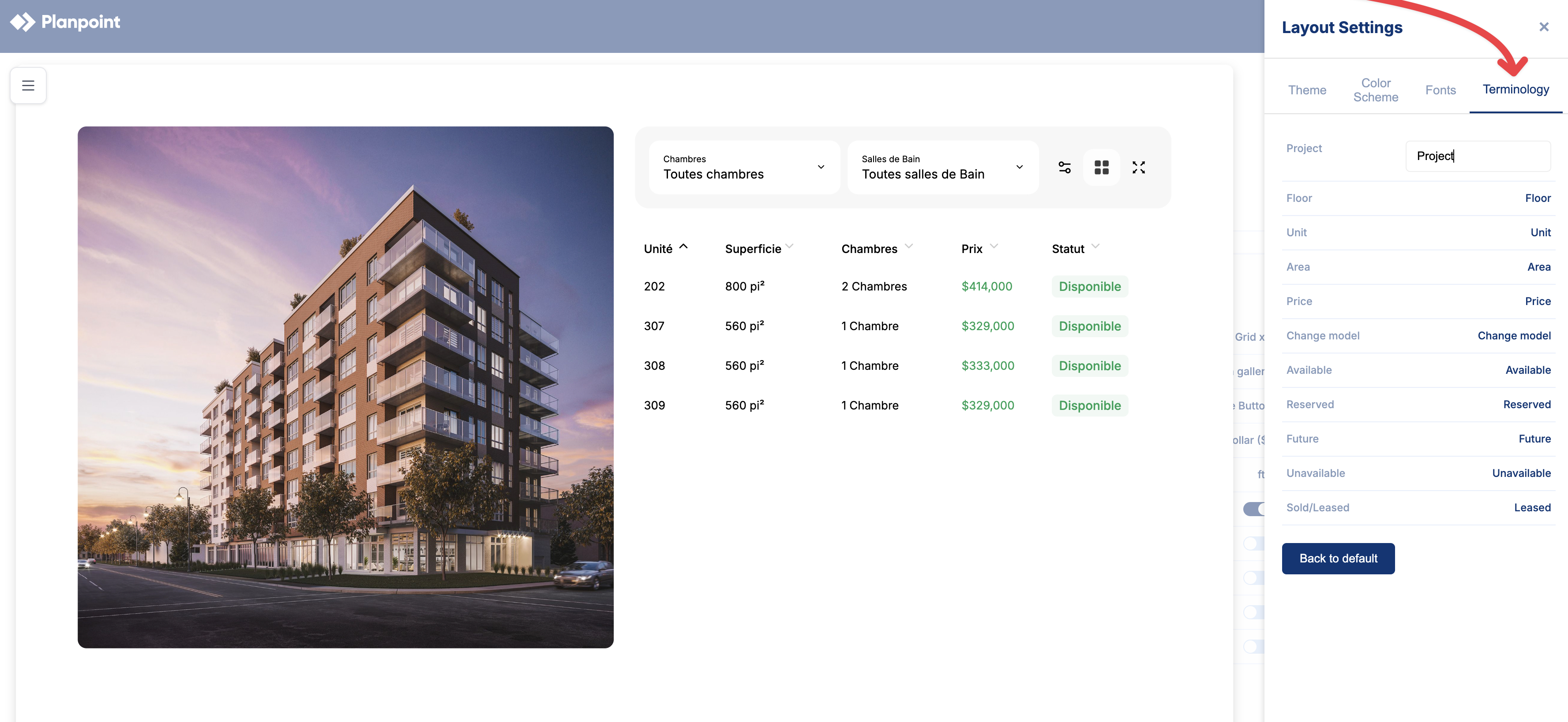 Terminology - Planpoint Viewer Docs