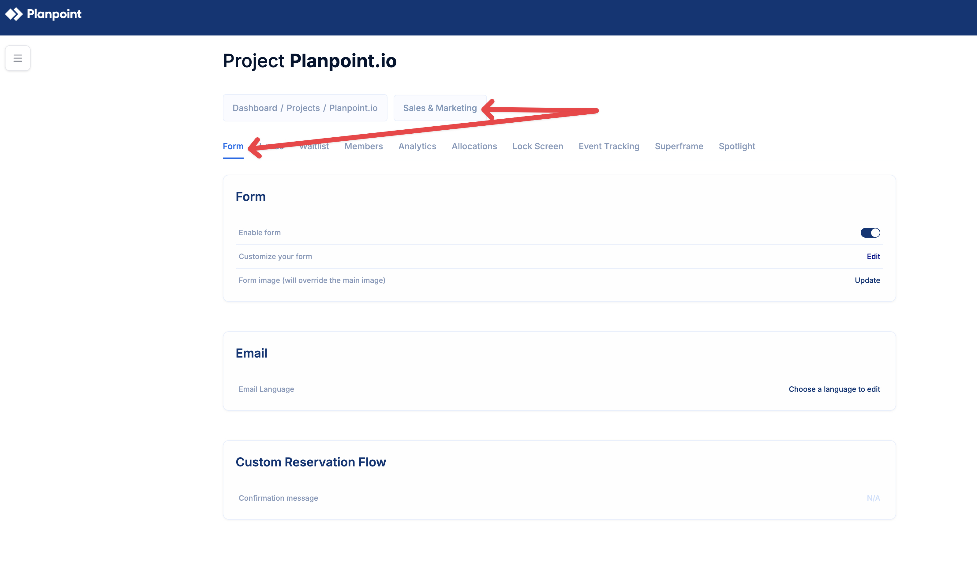 Form - Planpoint Viewer Docs