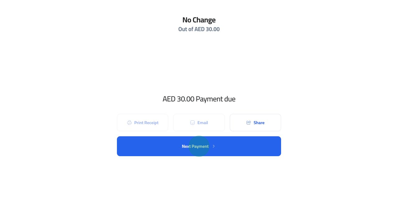 First split payment complete