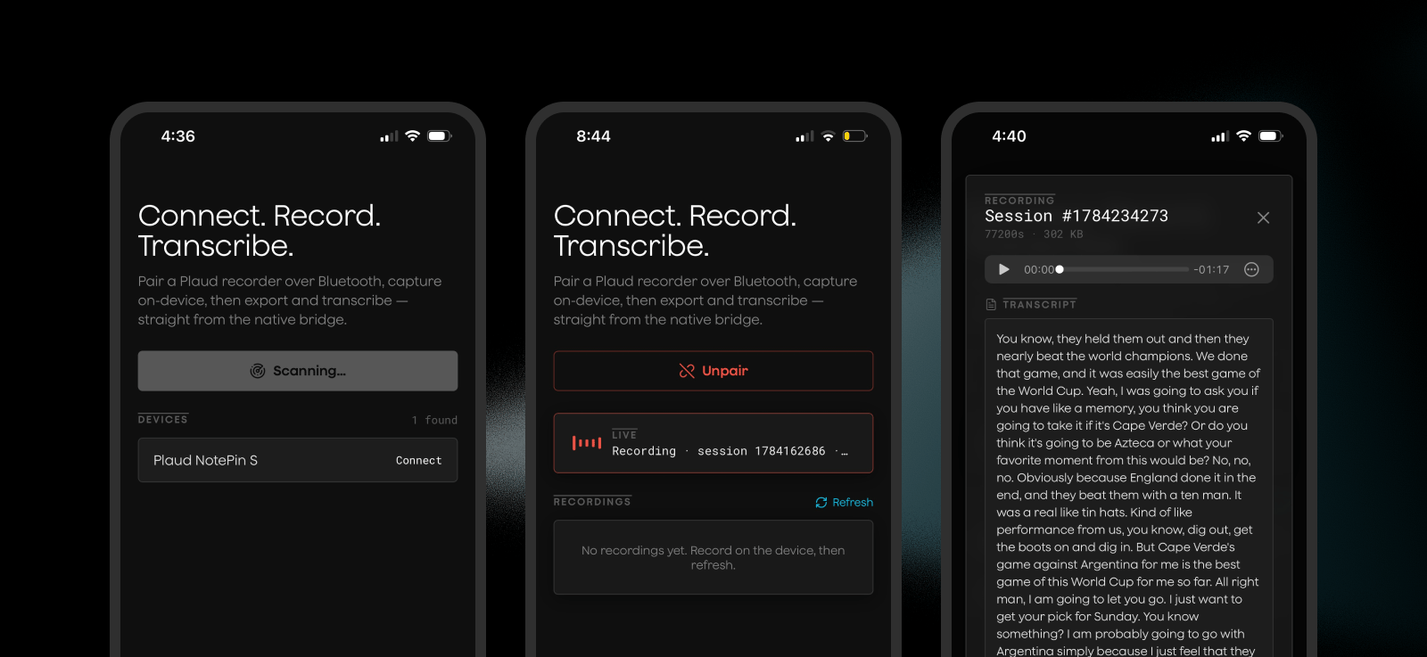 demo app ss