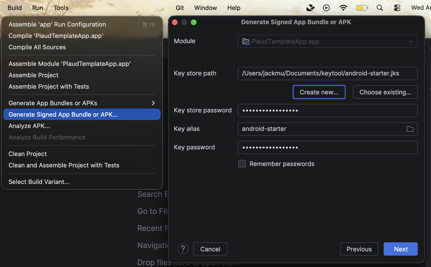 android key
