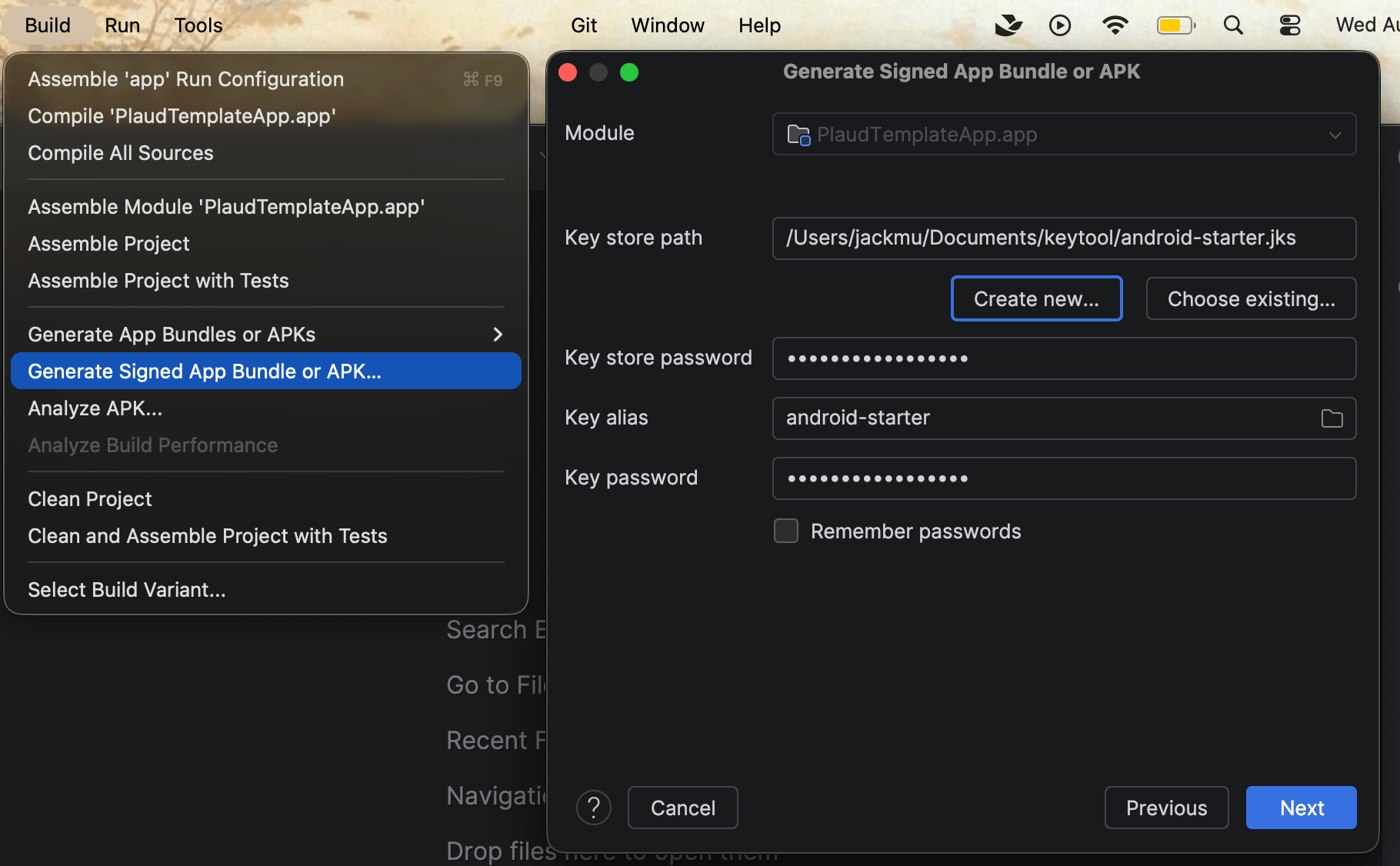 android key