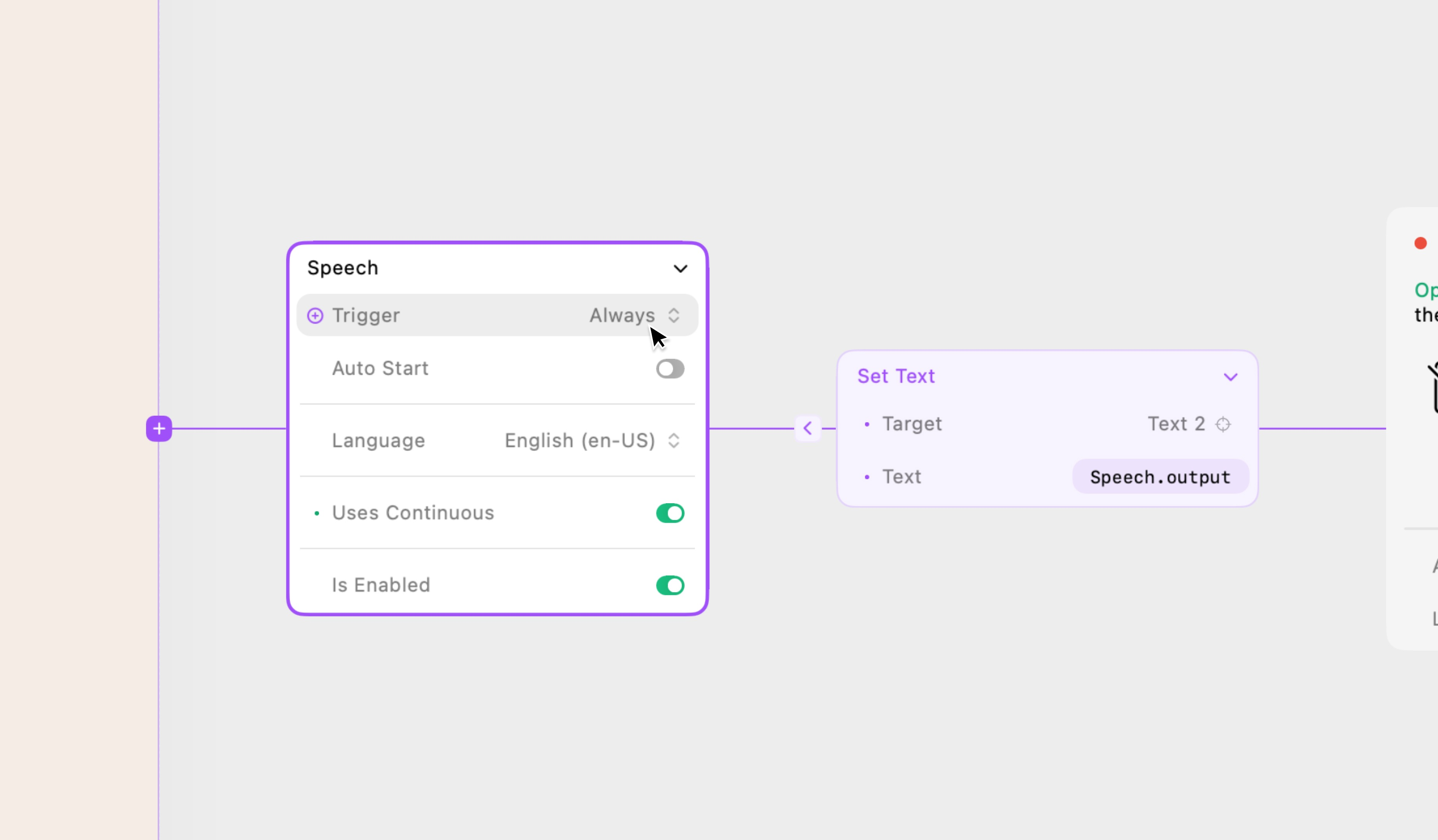 Speech Trigger