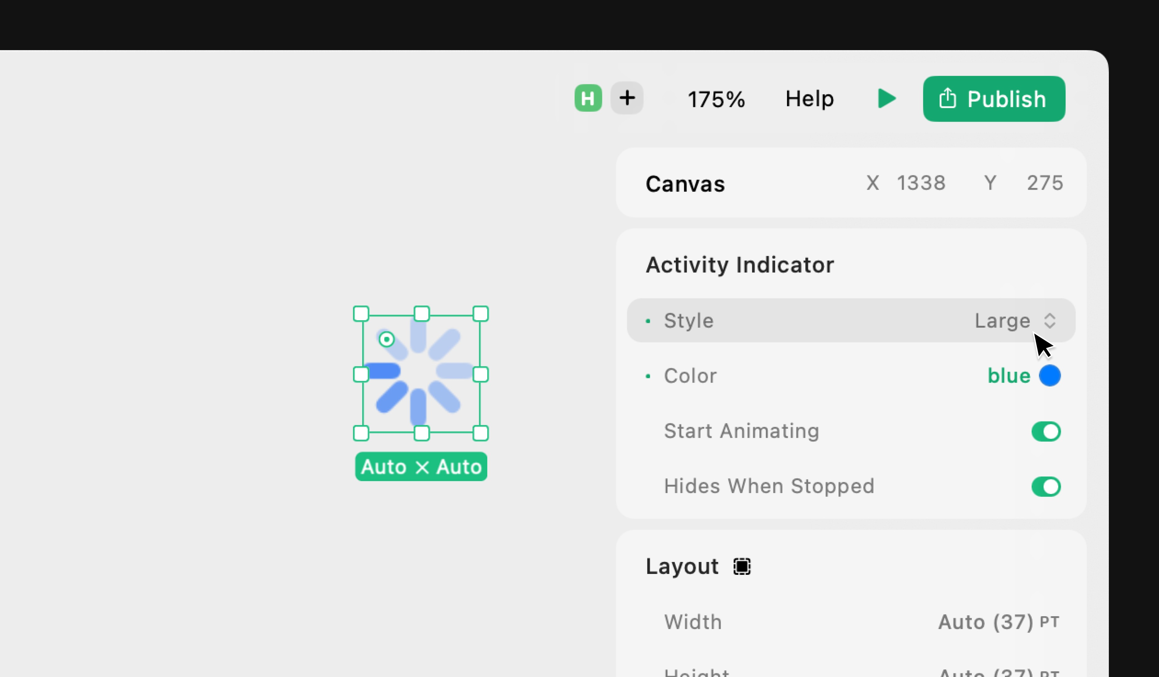 Activity Indicator Overview