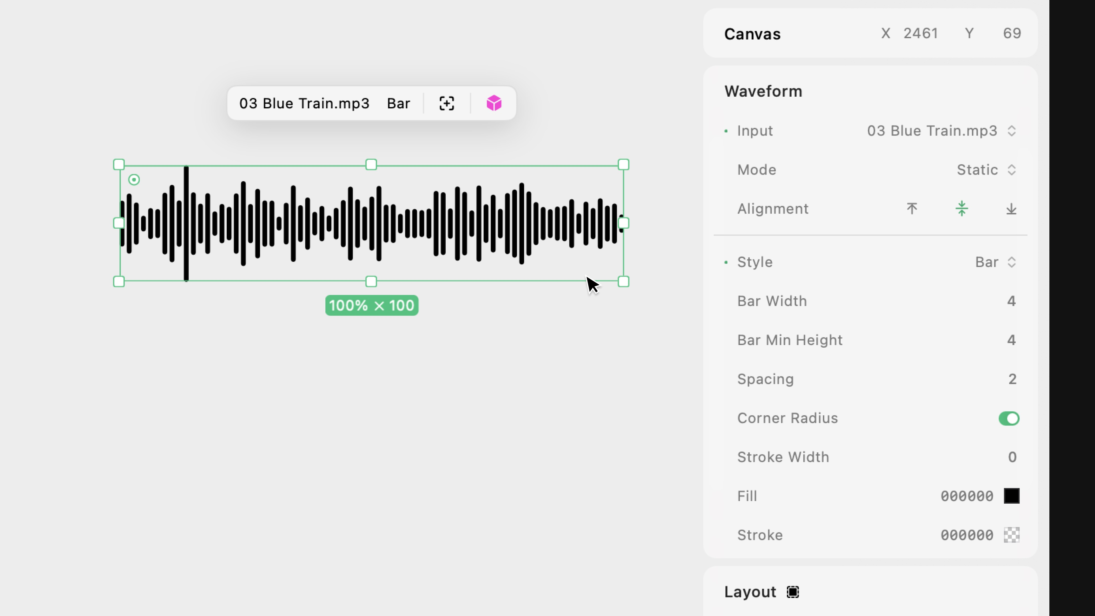 Audio Waveform Overview