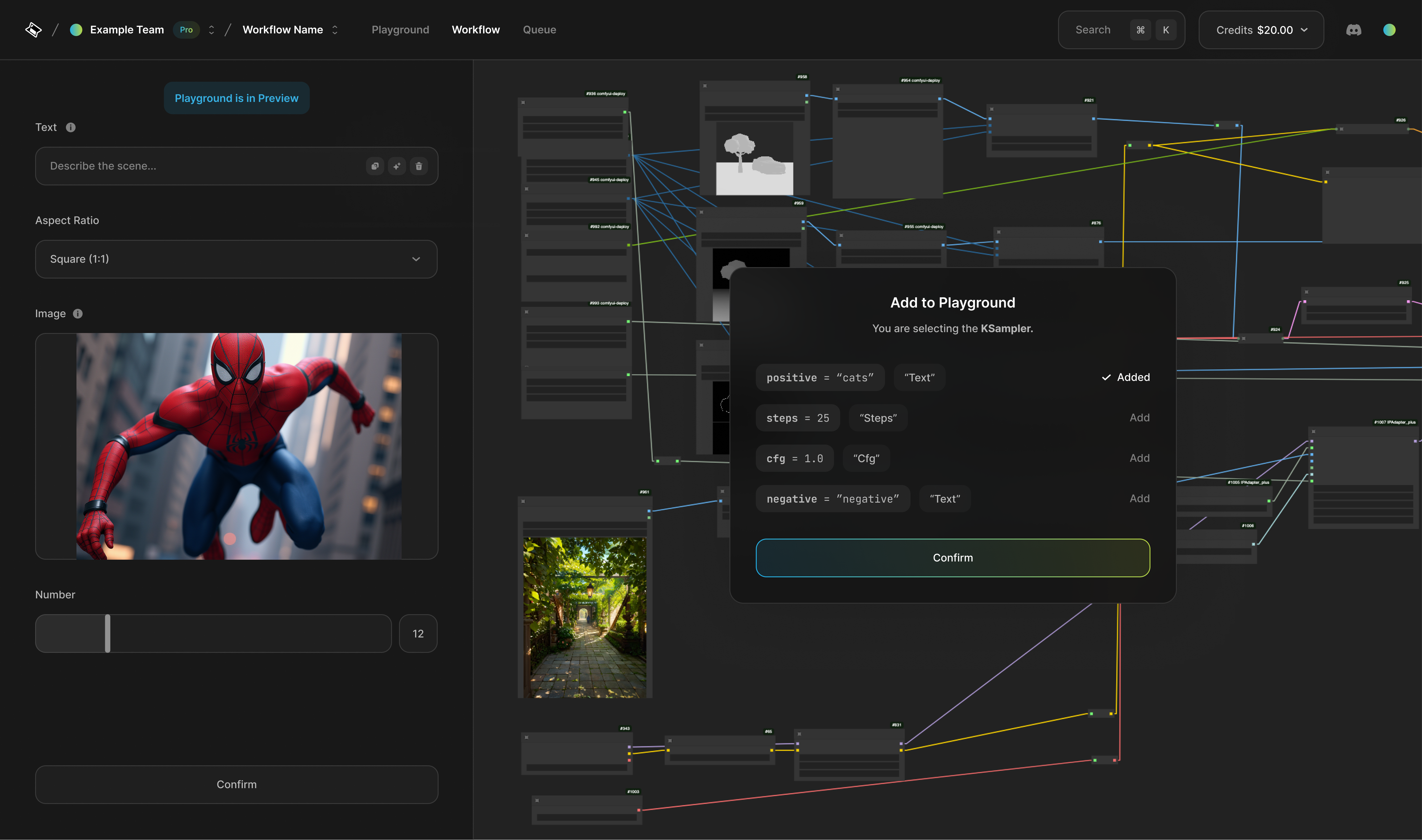 Comfy UI Import Selection