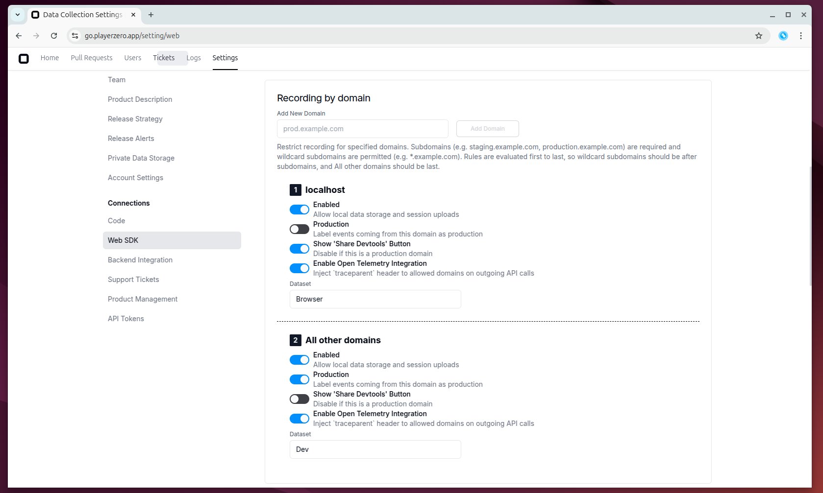 SDK Configuration