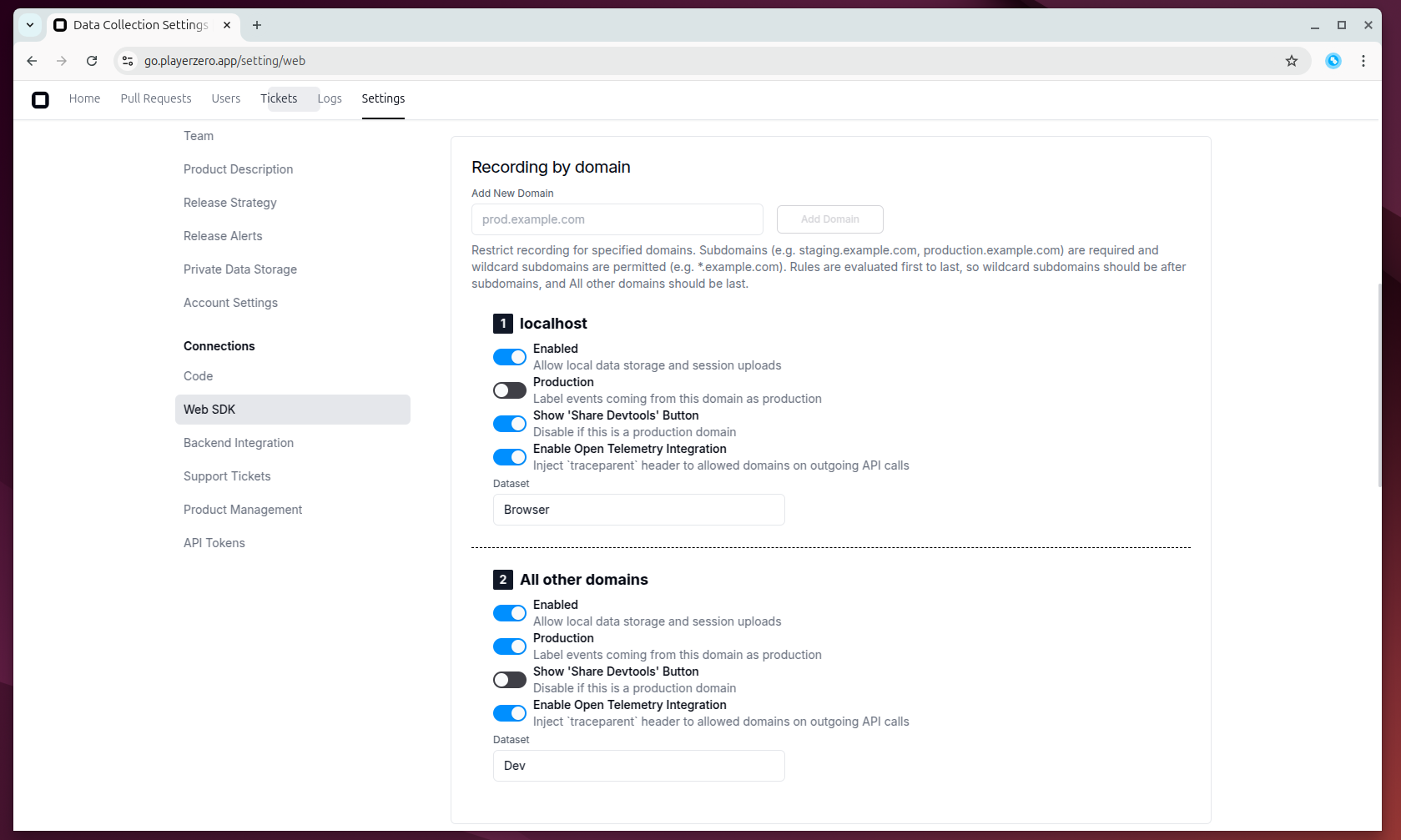 SDK Configuration