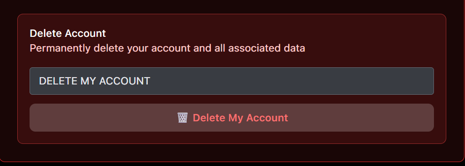 Create Voice Clone button in navigation