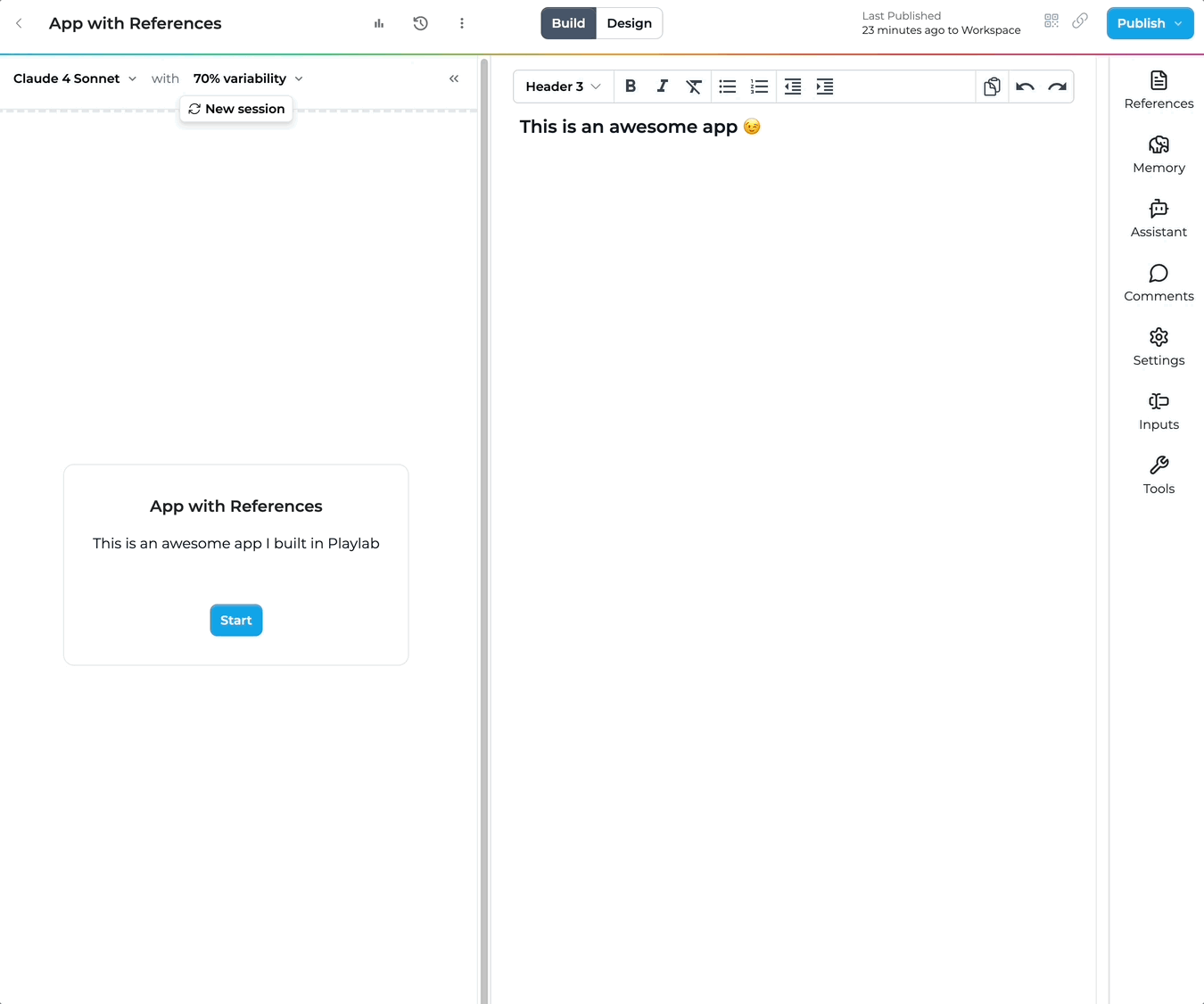 Multiple References Upload