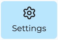 The Settings button in the builder toolbar