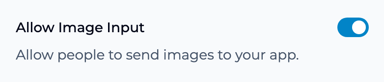 App Settings Panel