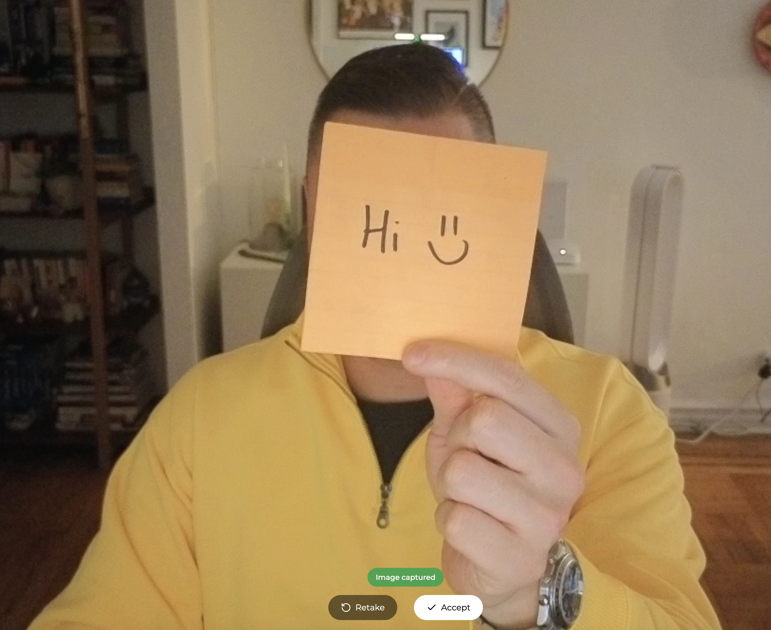 On-device camera capture
